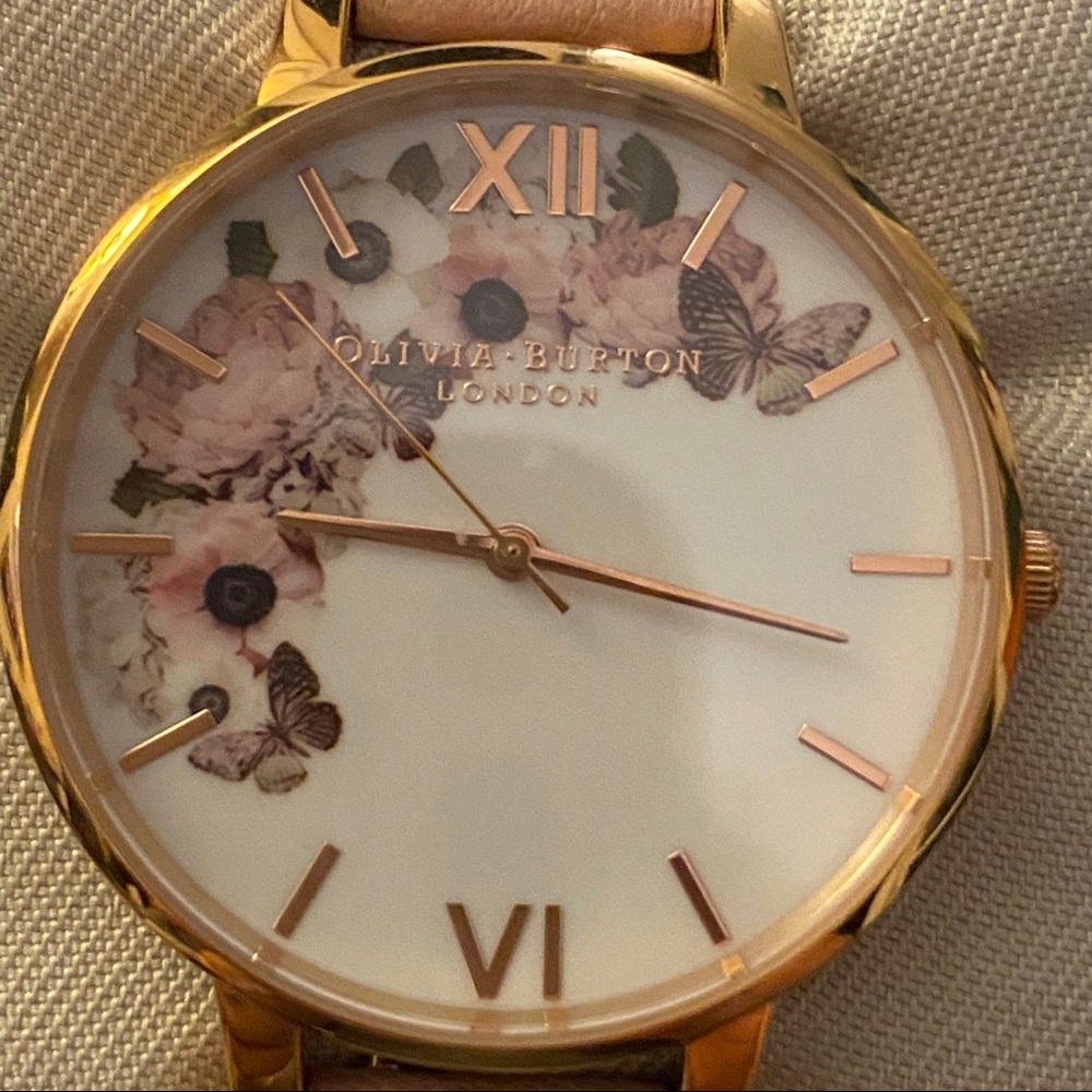 Olivia Burton Floral Gold Collectable Womens Watch